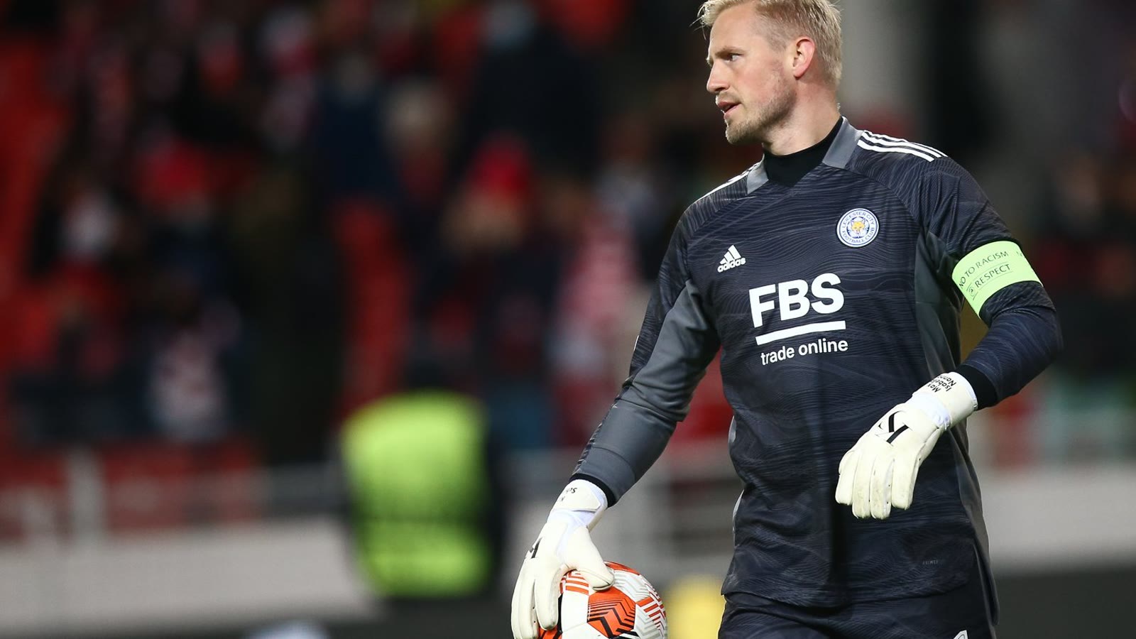 Kasper Schmeichel under en fodboldkamp