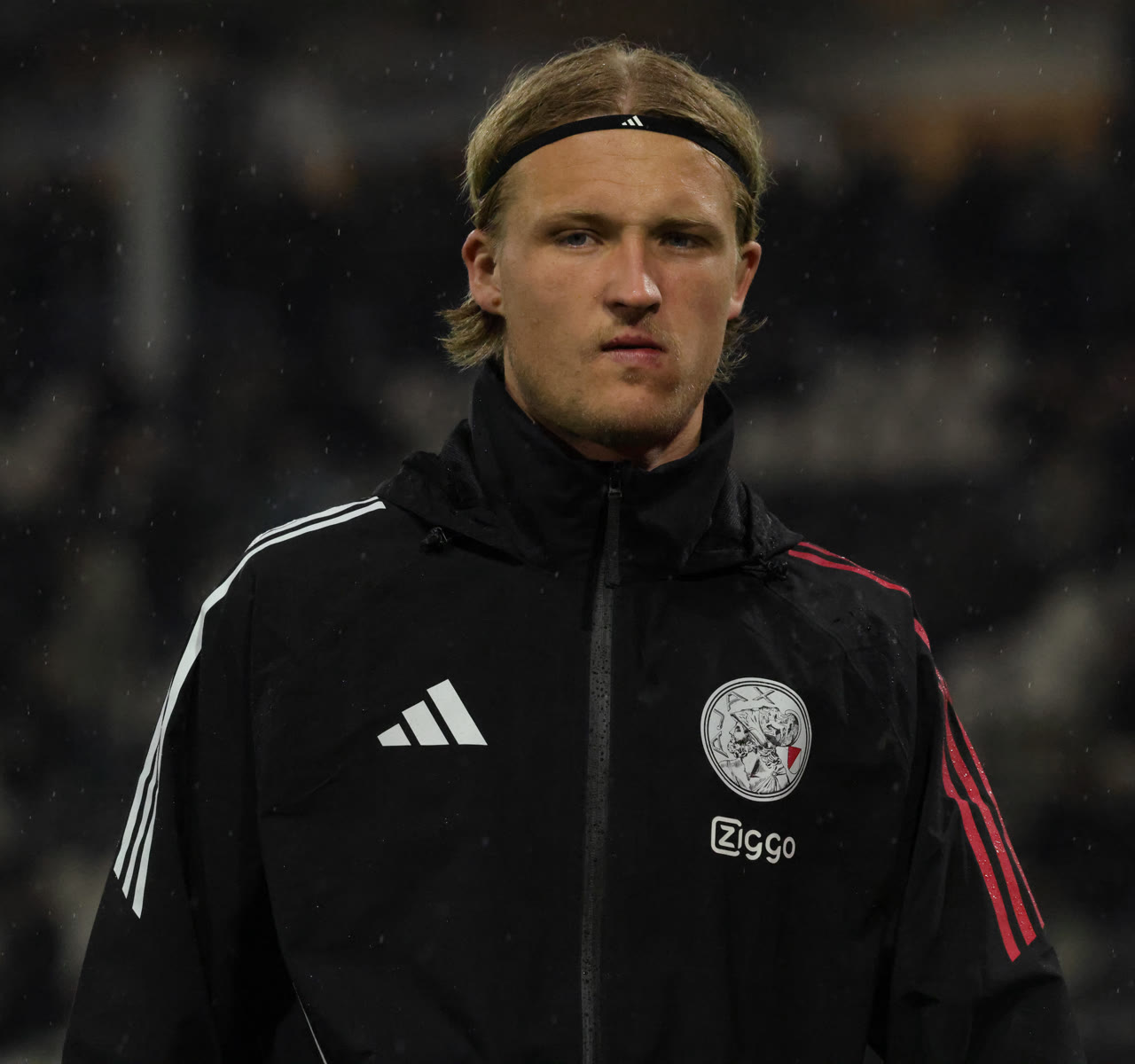 Kasper Dolberg under en fodboldkamp